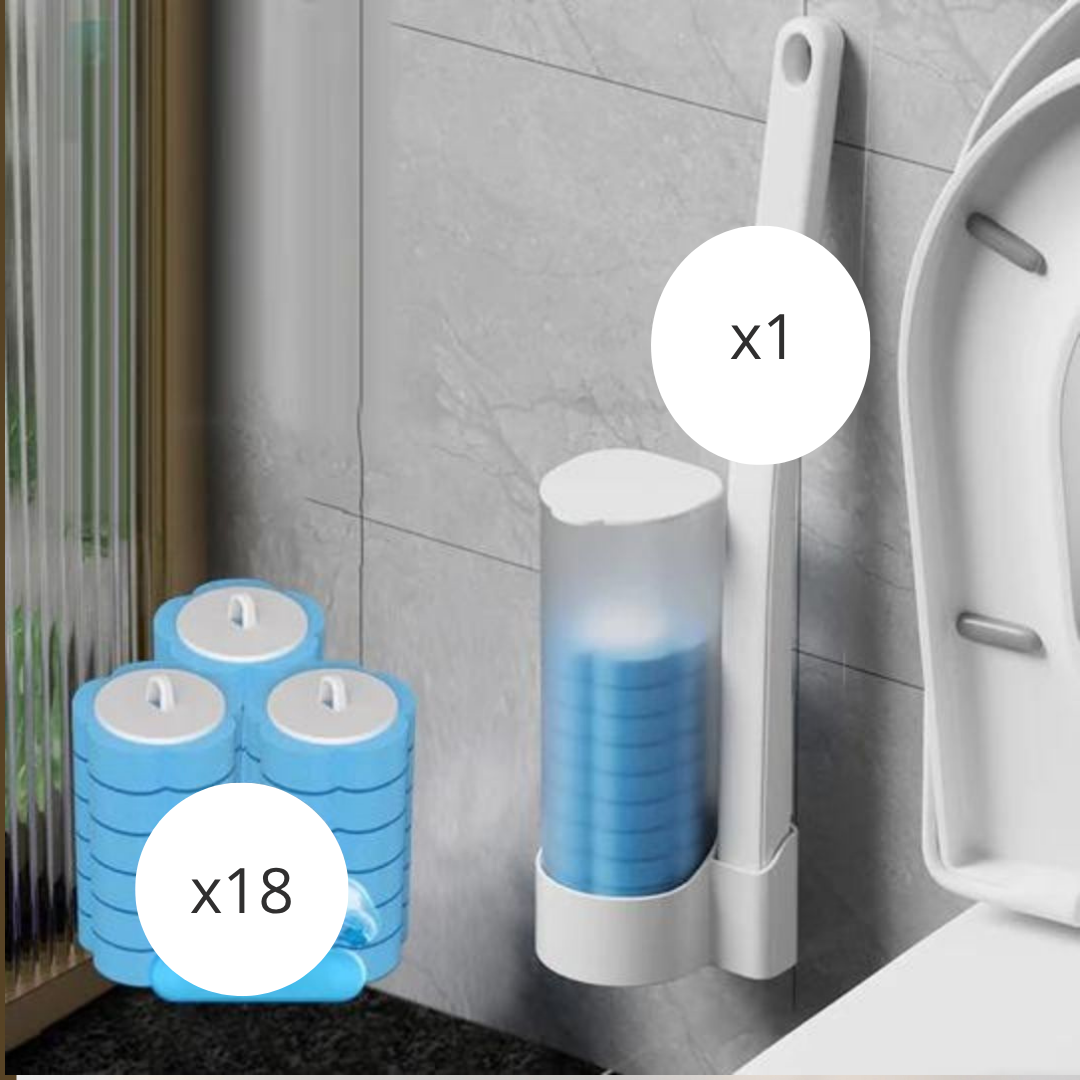 Dispositif de nettoyage des toilettes à usage unique